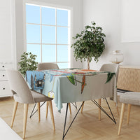 Summer Holiday It's 5 o'clock Somewhere Vintage Hawaii Tablecloth