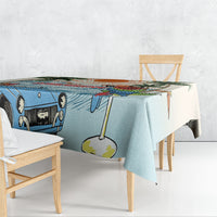 Summer Holiday It's 5 o'clock Somewhere Vintage Hawaii Tablecloth