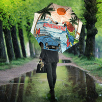 Summer Holiday It's 5 o'clock Somewhere Vintage Hawaii Umbrella