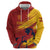 Spain La Furia Roja Custom Zip Hoodie 2024 Tetracampeon Espana - Wonder Print Shop