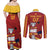 Spain Campeones Custom Couples Matching Off Shoulder Maxi Dress and Long Sleeve Button Shirt Reyes de Europa LT7 - Wonder Print Shop