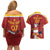 Spain Campeones Custom Couples Matching Off Shoulder Short Dress and Hawaiian Shirt Reyes de Europa LT7 - Wonder Print Shop