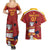 Spain Campeones Custom Couples Matching Summer Maxi Dress and Hawaiian Shirt Reyes de Europa LT7 - Wonder Print Shop