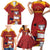 Spain Campeones Custom Family Matching Short Sleeve Bodycon Dress and Hawaiian Shirt Reyes de Europa - Wonder Print Shop