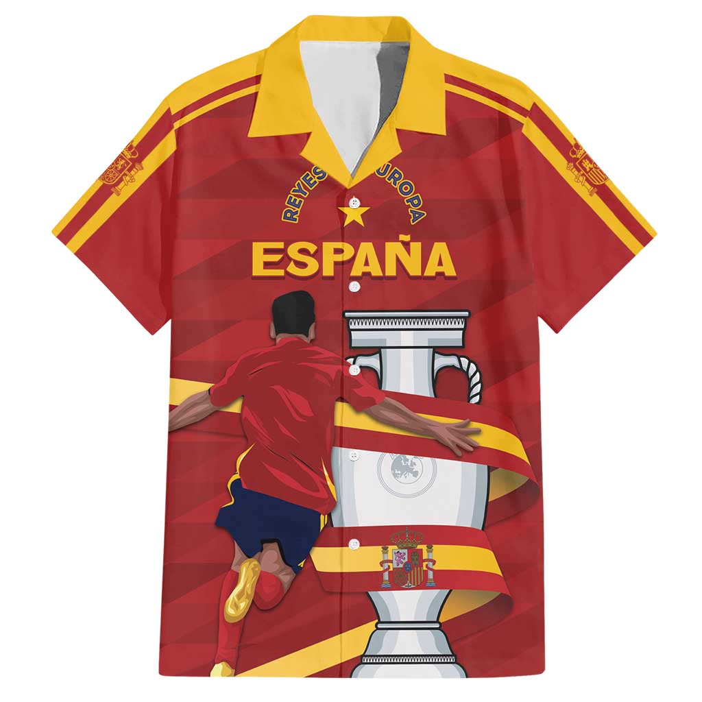 Spain Campeones Custom Hawaiian Shirt Reyes de Europa - Wonder Print Shop