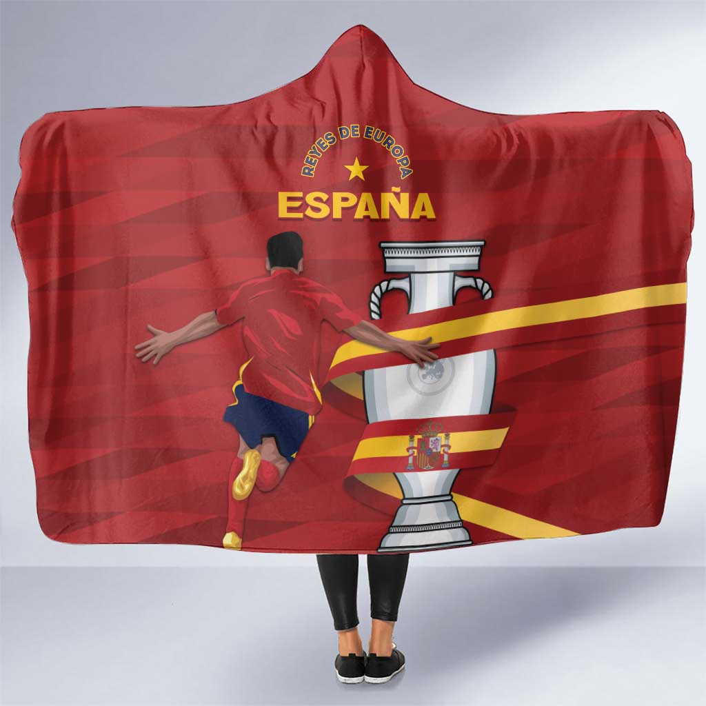 Spain Campeones Hooded Blanket Reyes de Europa