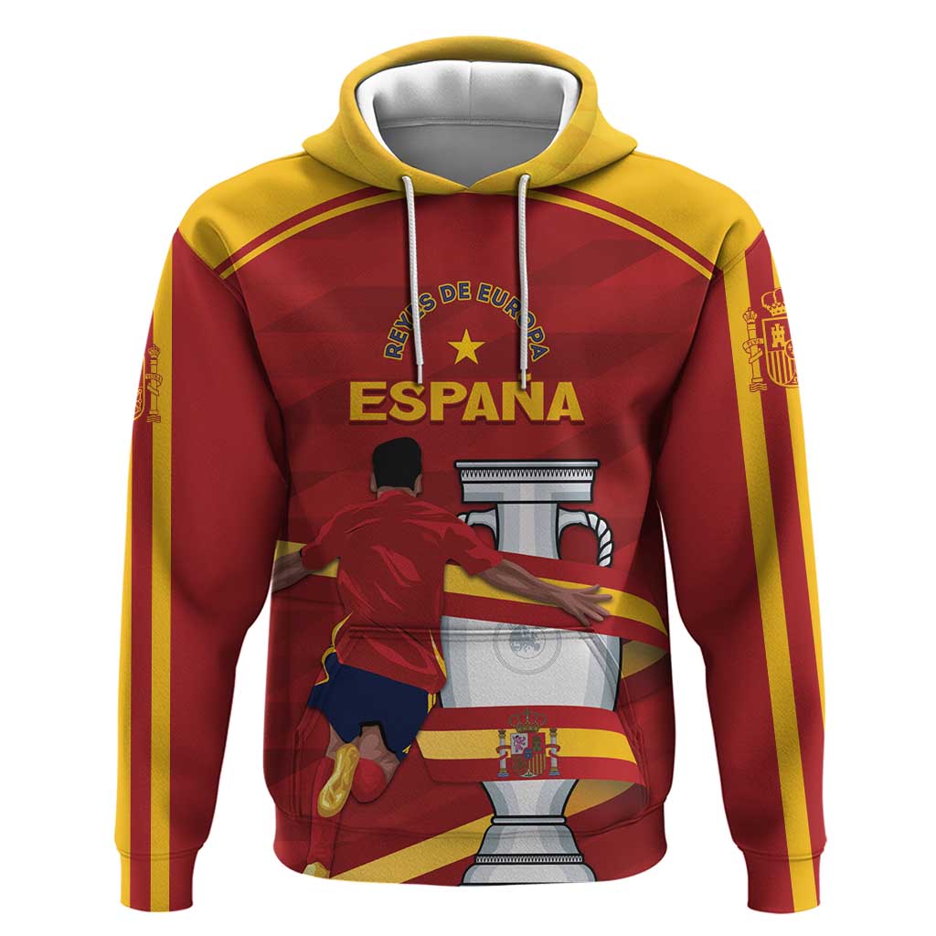 Spain Campeones Custom Hoodie Reyes de Europa - Wonder Print Shop