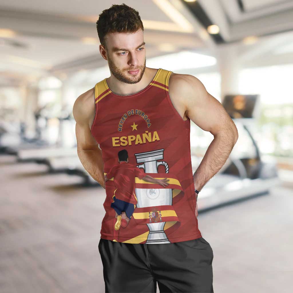 Spain Campeones Custom Men Tank Top Reyes de Europa - Wonder Print Shop