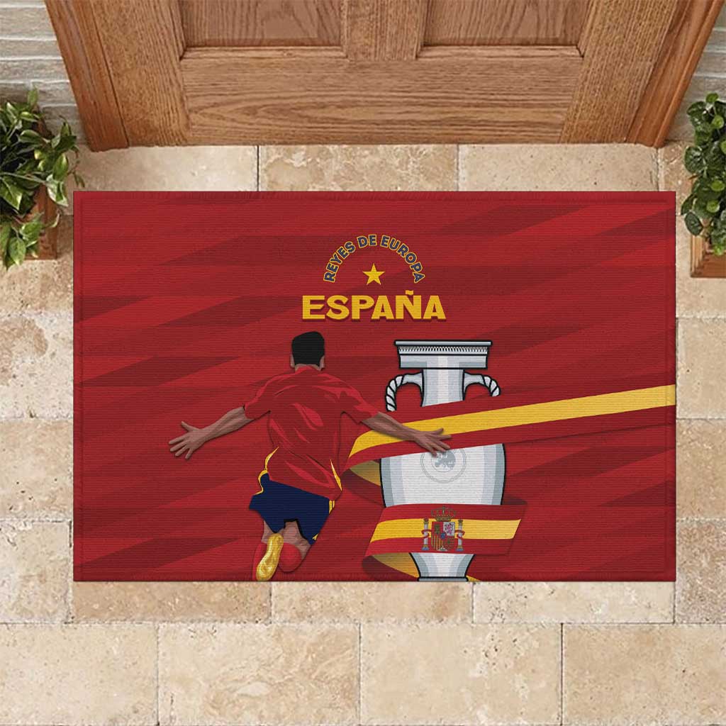 Spain Campeones Rubber Doormat Reyes de Europa - Wonder Print Shop