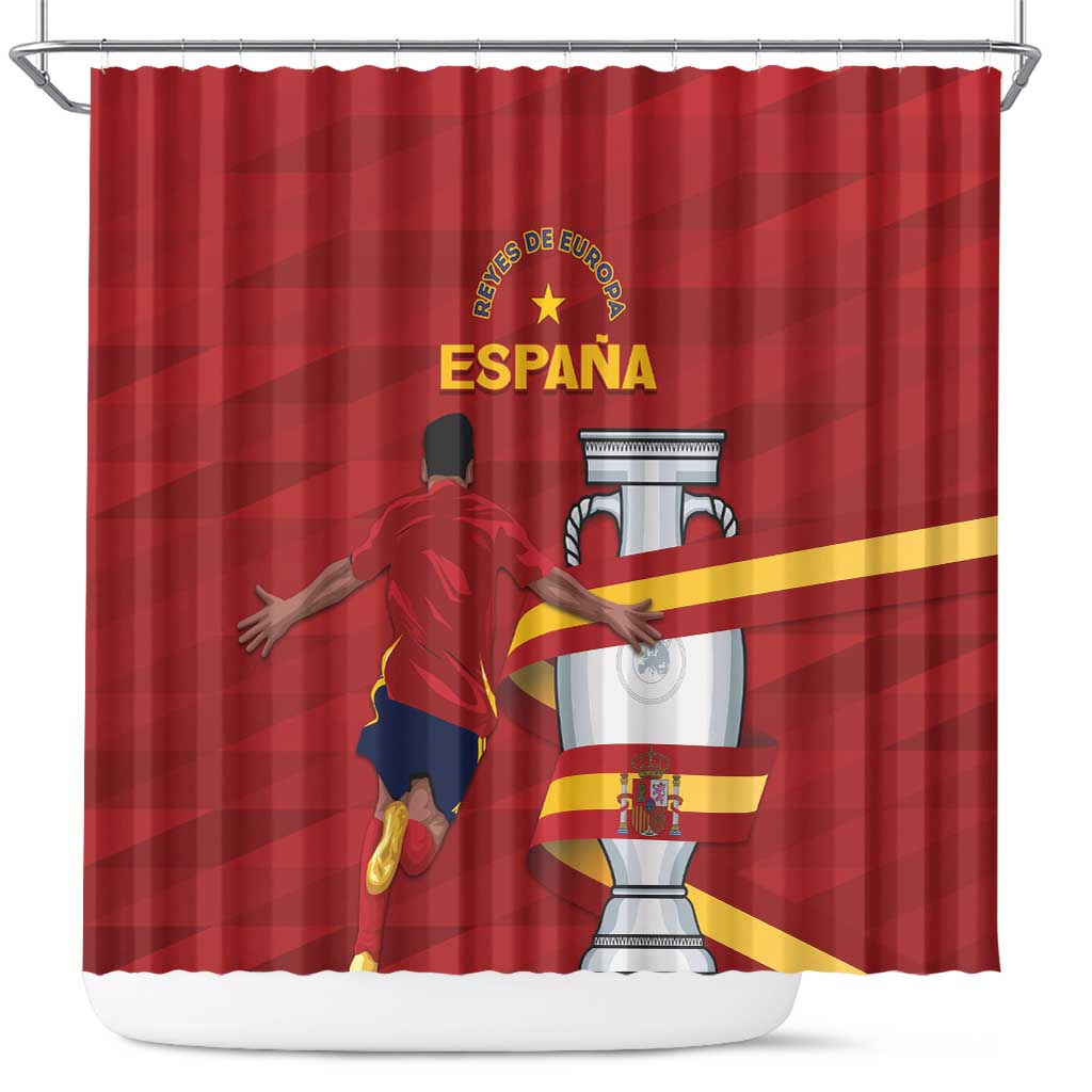 Spain Campeones Shower Curtain Reyes de Europa