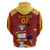 Spain Campeones Custom Zip Hoodie Reyes de Europa - Wonder Print Shop