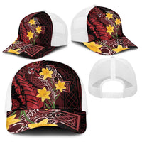 Wales Cymru Am Byth Baseball Net Cap Welsh Dragon with Celtic Cross - Wonder Print Shop