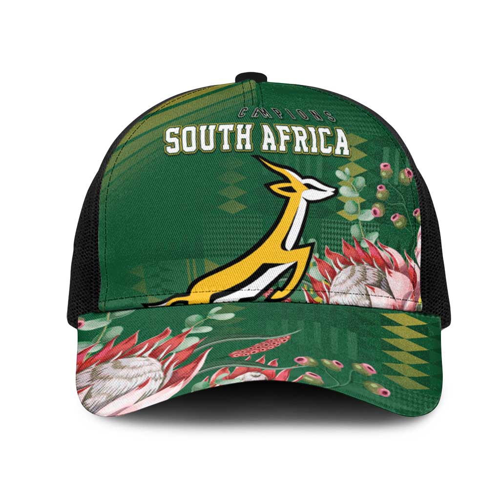 South Africa Rugby Bokke Champions Baseball Net Cap