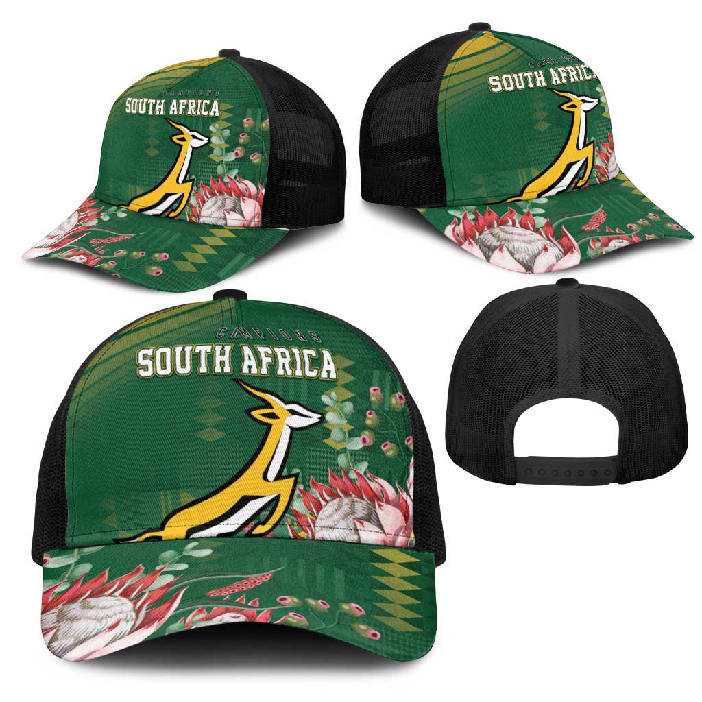 South Africa Rugby Bokke Champions Baseball Net Cap