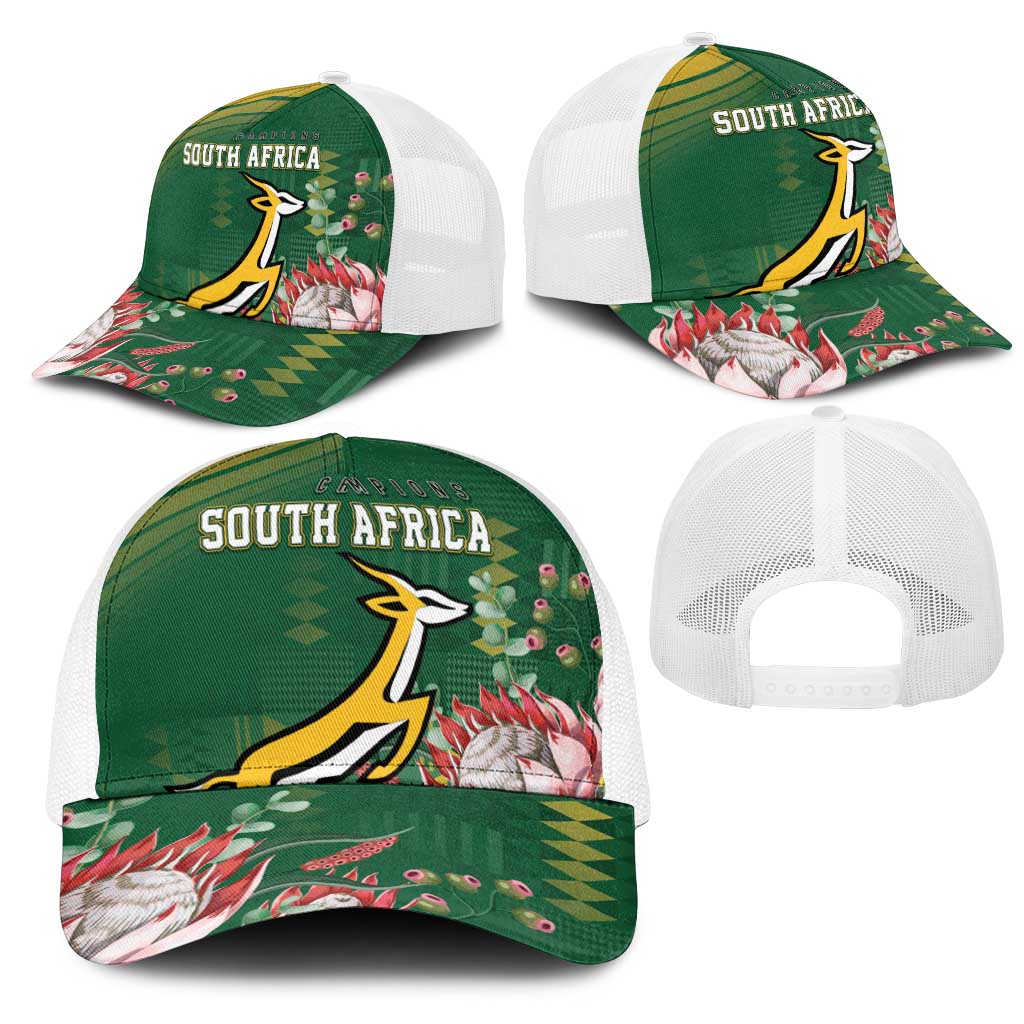 South Africa Rugby Bokke Champions Baseball Net Cap