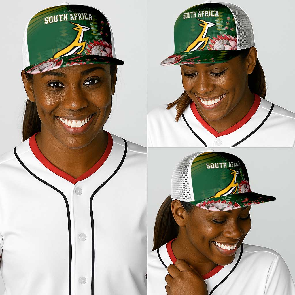 South Africa Rugby Bokke Champions Baseball Net Cap
