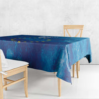 Cape Verde Tubaroes Azuis Custom Tablecloth Break The Waves - Wonder Print Shop