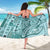 Samoa Tapa Sarong Siapo Mix Tatau Patterns - Teal - Wonder Print Shop