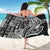 Samoa Tapa Sarong Siapo Mix Tatau Patterns - Black - Wonder Print Shop