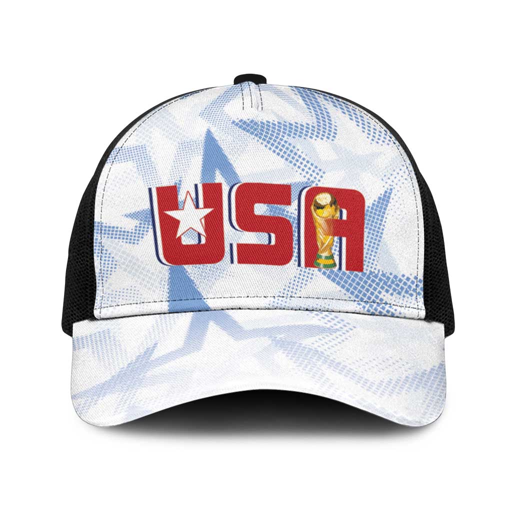 WC2026 USA Soccer Custom Baseball Net Cap Rising Stars - Wonder Print Shop