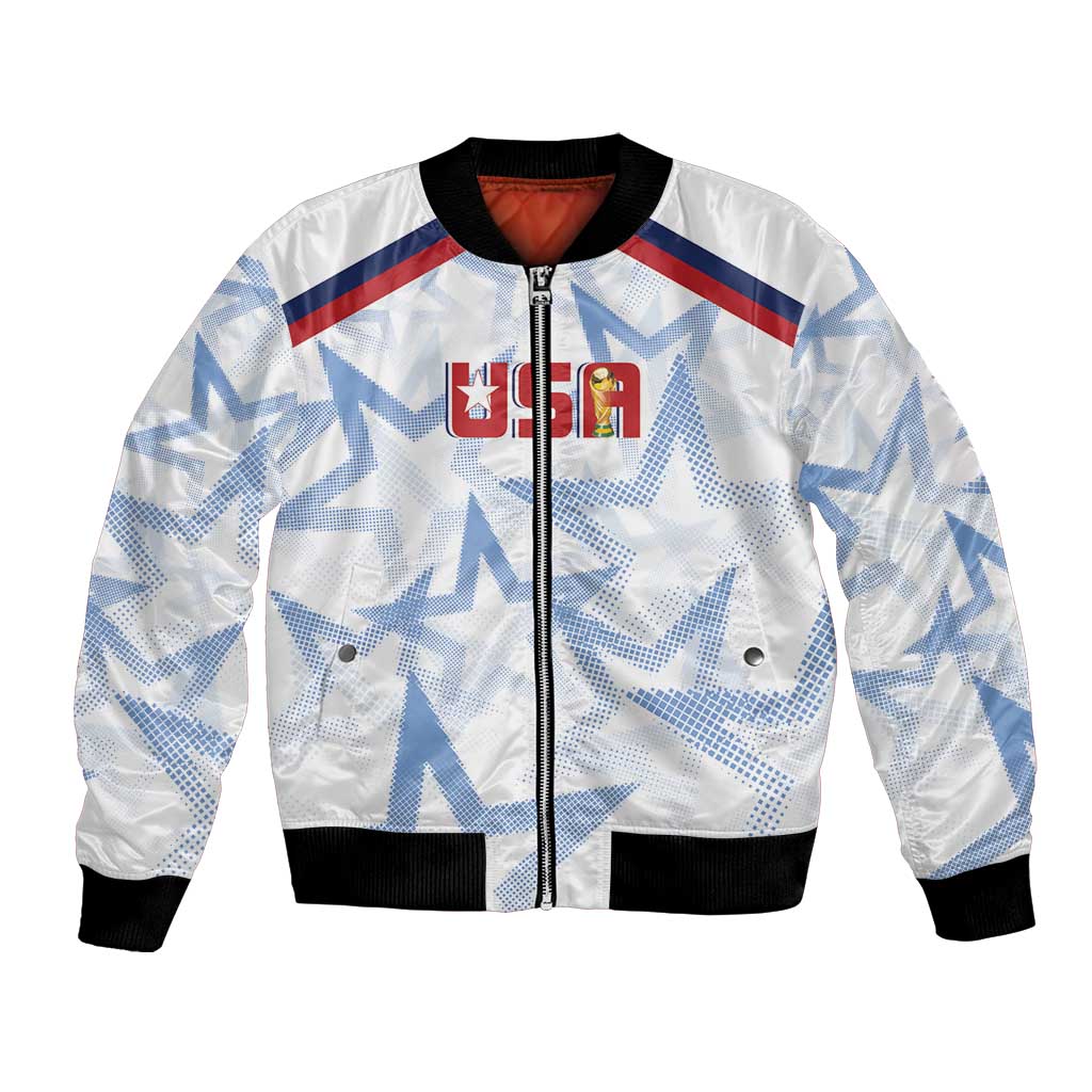 WC2026 USA Soccer Custom Bomber Jacket Rising Stars - Wonder Print Shop