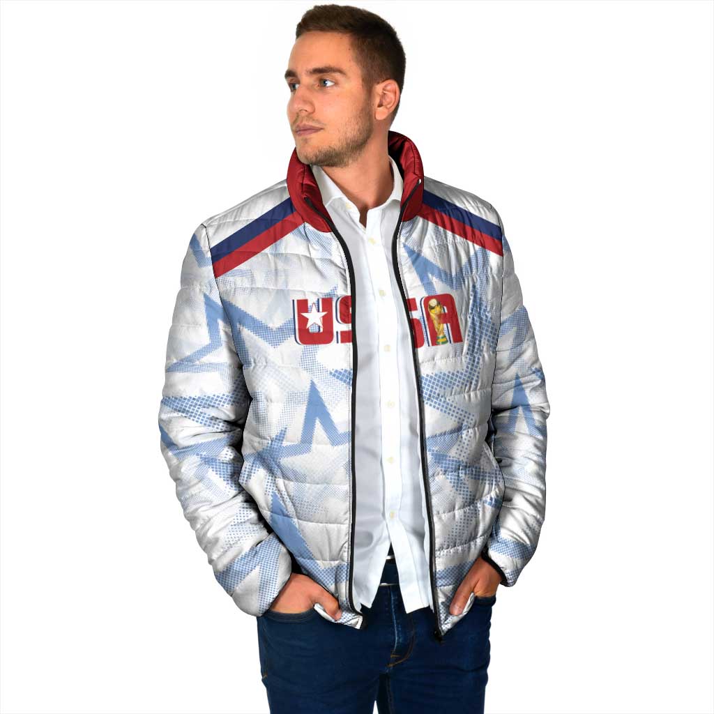 WC2026 USA Soccer Custom Padded Jacket Rising Stars - Wonder Print Shop