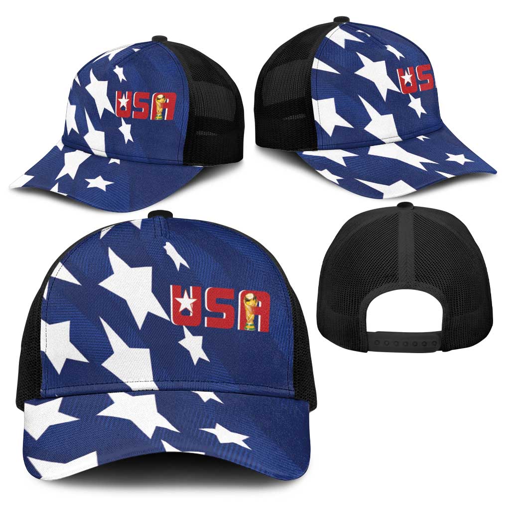 USA Soccer Custom Vintage 1994 Inspired Baseball Net Cap - Wonder Print Shop
