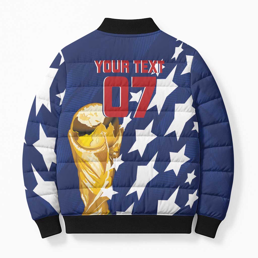 USA Soccer Custom Vintage 1994 Inspired Bomber Puffer Jacket - Wonder Print Shop