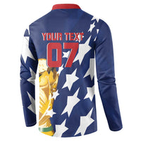 USA Soccer Custom Vintage 1994 Inspired Button Sweatshirt - Wonder Print Shop