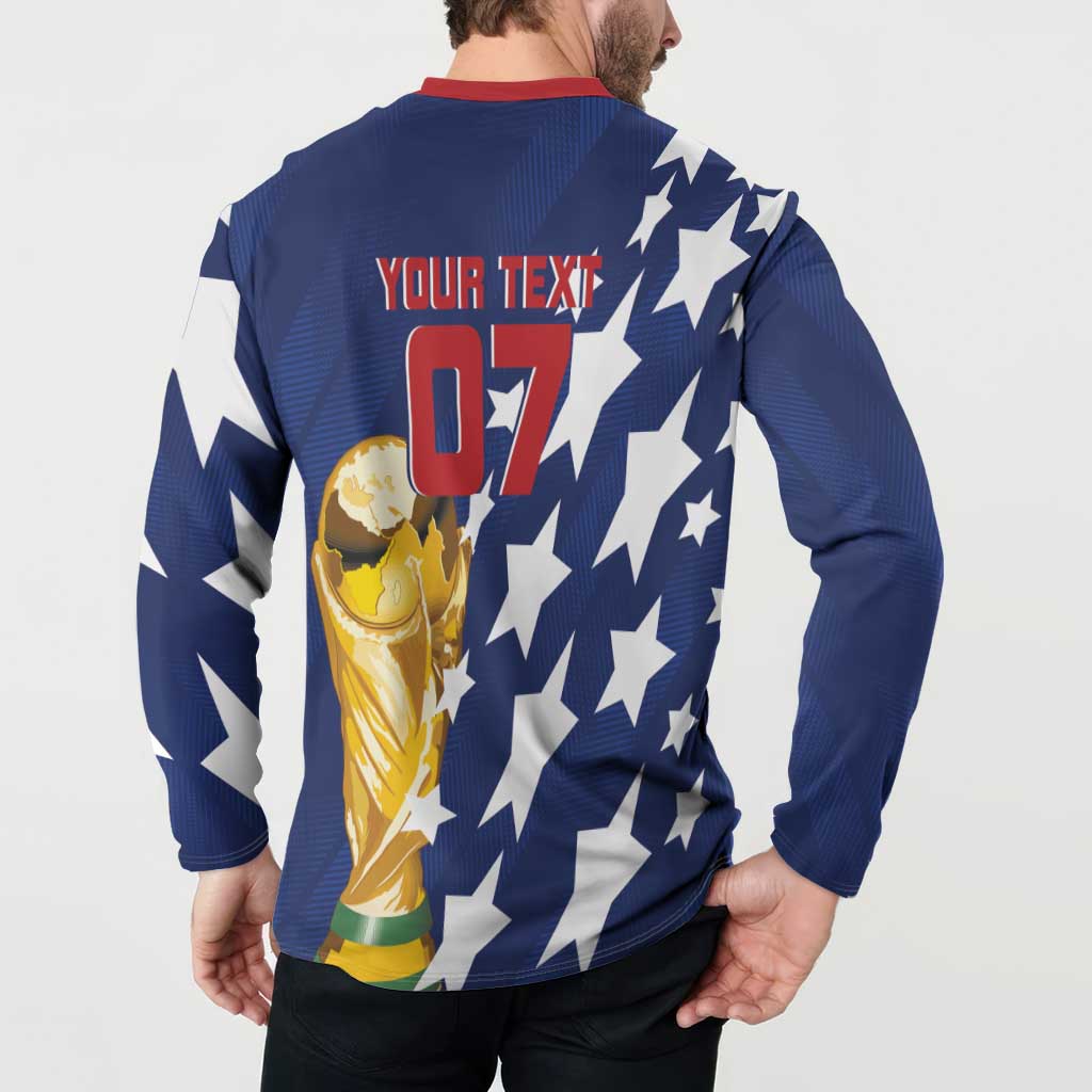 USA Soccer Custom Vintage 1994 Inspired Button Sweatshirt - Wonder Print Shop