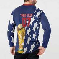 USA Soccer Custom Vintage 1994 Inspired Button Sweatshirt - Wonder Print Shop