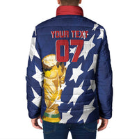 USA Soccer Custom Vintage 1994 Inspired Padded Jacket - Wonder Print Shop