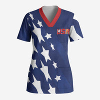 USA Soccer Custom Vintage 1994 Inspired Scrub Top - Wonder Print Shop