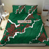 Morocco Football Bedding Set Grunge Motifs