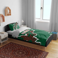 Morocco Football Bedding Set Grunge Motifs