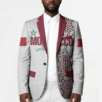 Morocco Atlas Lions Personalized Blazer Arabesque Inspired Pattern