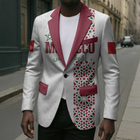Morocco Atlas Lions Personalized Blazer Arabesque Inspired Pattern