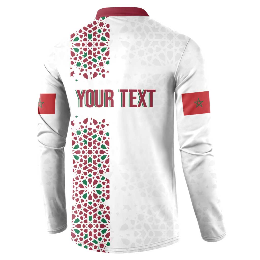Morocco Atlas Lions Personalized Button Sweatshirt Arabesque Inspired Pattern