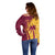 West Indies Cricket World Cup 2024 Off Shoulder Sweater Tropical Style - Wonder Print Shop