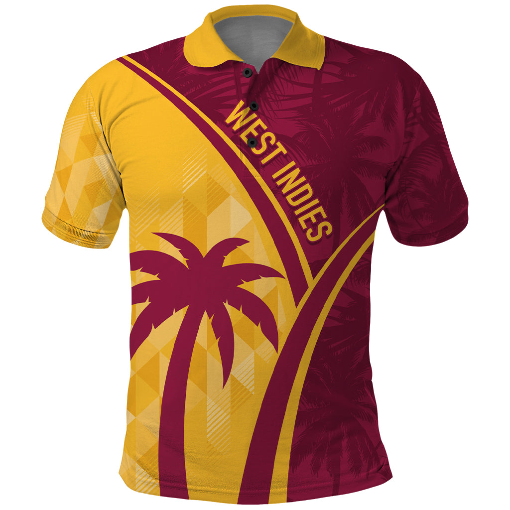 West Indies Cricket World Cup 2024 Polo Shirt Tropical Style - Wonder Print Shop