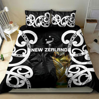 New Zealand WC2026 Black Bedding Set Silver Fern