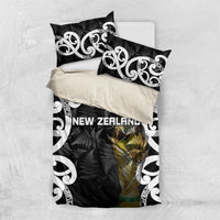 New Zealand WC2026 Black Bedding Set Silver Fern