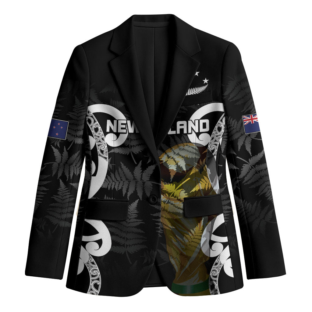 New Zealand WC2026 Custom Black Blazer Silver Fern