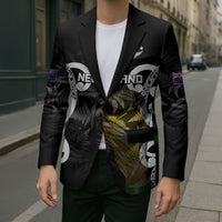 New Zealand WC2026 Custom Black Blazer Silver Fern