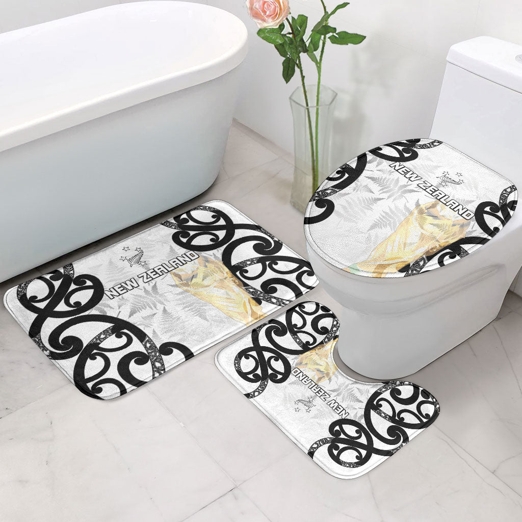 New Zealand WC2026 White Bathroom Set Silver Fern