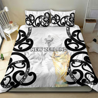 New Zealand WC2026 White Bedding Set Silver Fern