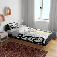 New Zealand WC2026 White Bedding Set Silver Fern