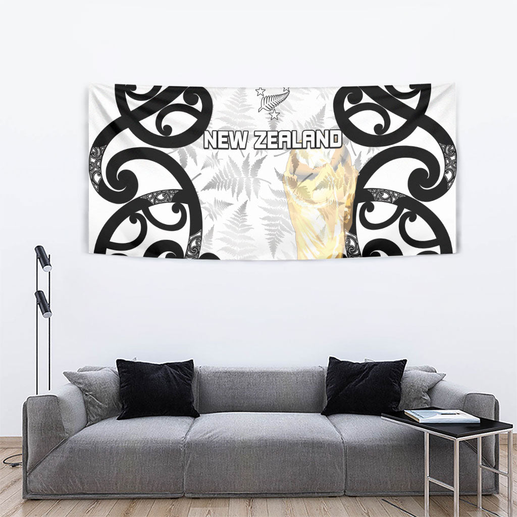 New Zealand WC2026 White Tapestry Silver Fern