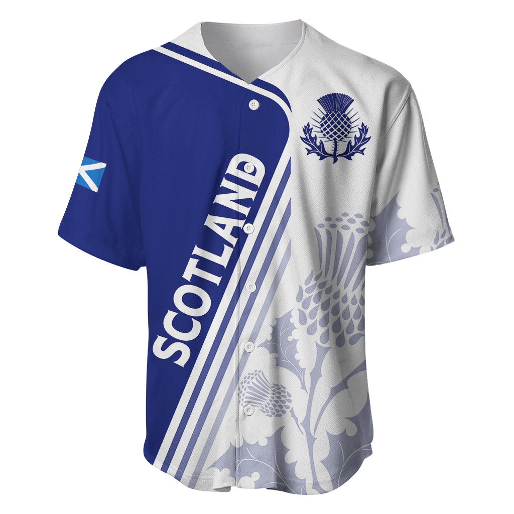 Personalised Scotland Rugby Baseball Jersey 2023 World Cup The Thistle LT7 - Wonder Print Shop