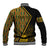 Personalised South African Heritage Day Baseball Jacket Kente Ethnic Patterns Mix Protea LT7 - Wonder Print Shop